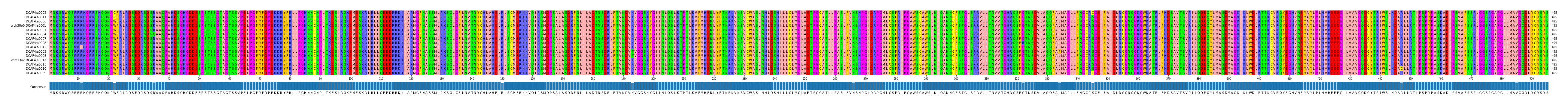 Multiple Alignments (by translate haplotype similarity)