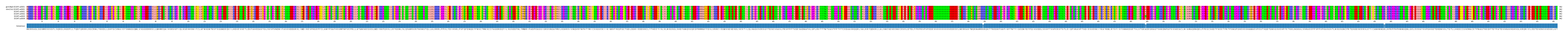 Multiple Alignments (by translate haplotype frequency)