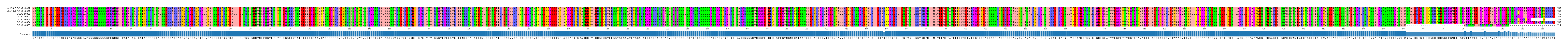 Multiple Alignments (by translate haplotype frequency)