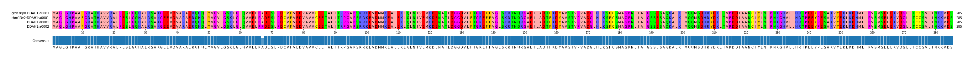Multiple Alignments (by translate haplotype similarity)