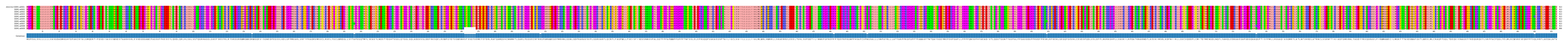Multiple Alignments (by translate haplotype frequency)