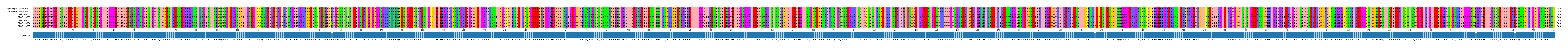 Multiple Alignments (by translate haplotype frequency)