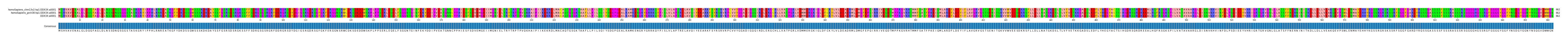 Multiple Alignments (by translate haplotype similarity)