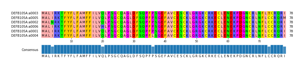 Multiple Alignments (by translate haplotype similarity)