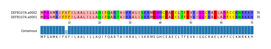 Multiple Alignments (by translate haplotype similarity)