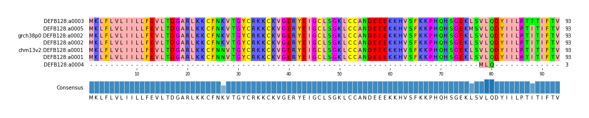 Multiple Alignments (by translate haplotype similarity)