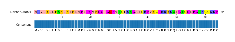 Multiple Alignments (by translate haplotype similarity)