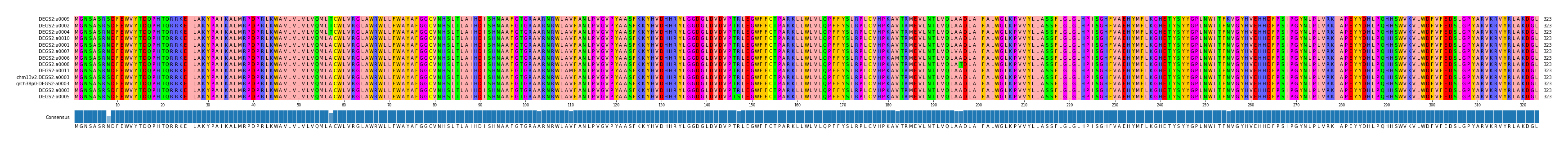 Multiple Alignments (by translate haplotype similarity)