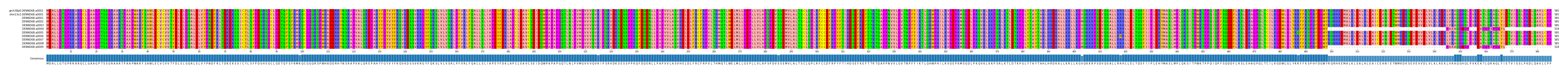 Multiple Alignments (by translate haplotype frequency)