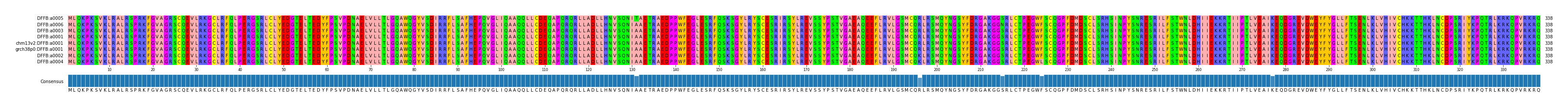 Multiple Alignments (by translate haplotype similarity)