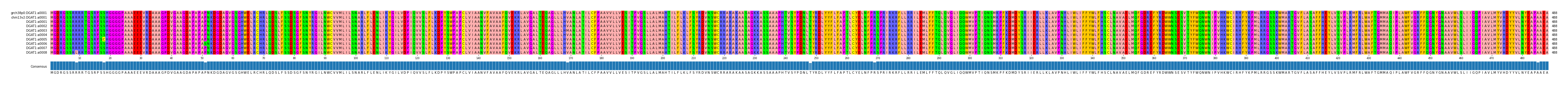 Multiple Alignments (by translate haplotype frequency)