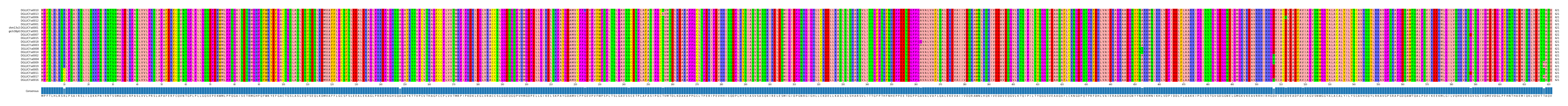 Multiple Alignments (by translate haplotype similarity)