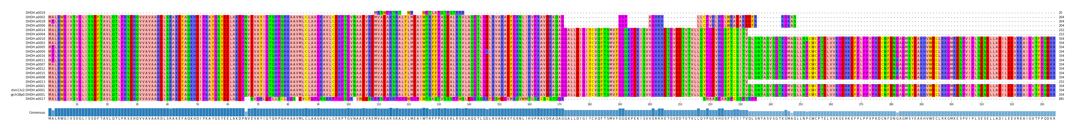 Multiple Alignments (by translate haplotype similarity)