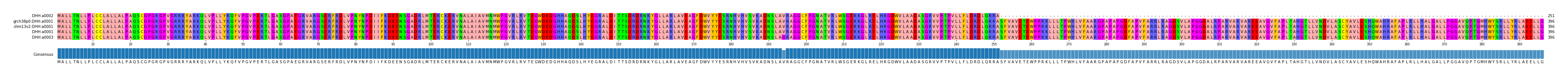 Multiple Alignments (by translate haplotype similarity)