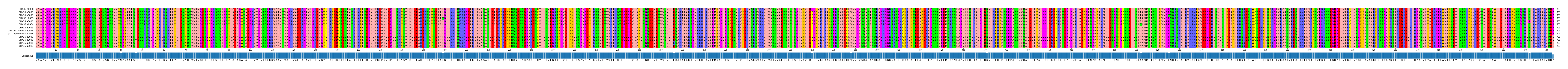 Multiple Alignments (by translate haplotype similarity)