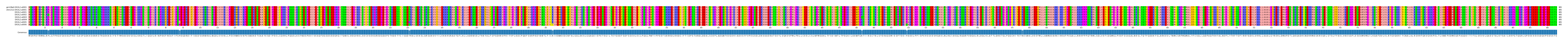 Multiple Alignments (by translate haplotype frequency)
