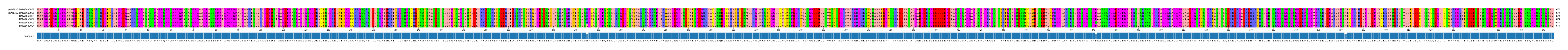 Multiple Alignments (by translate haplotype frequency)