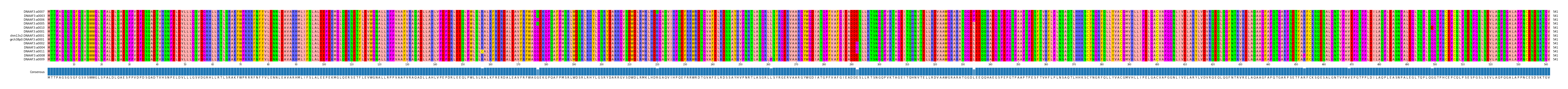 Multiple Alignments (by translate haplotype similarity)