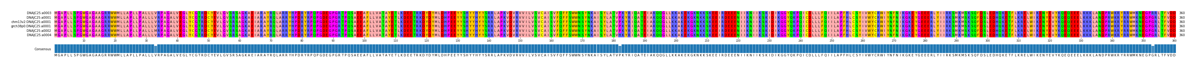 Multiple Alignments (by translate haplotype similarity)