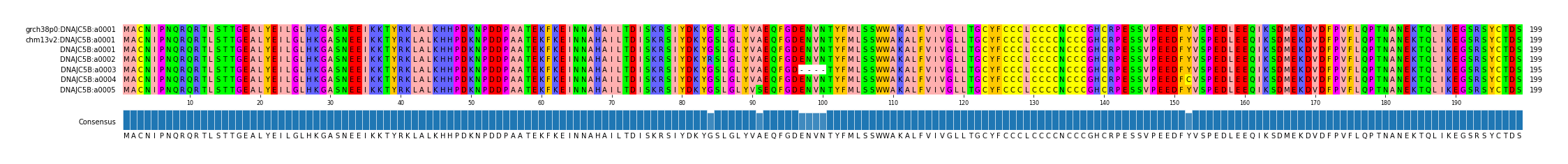 Multiple Alignments (by translate haplotype frequency)