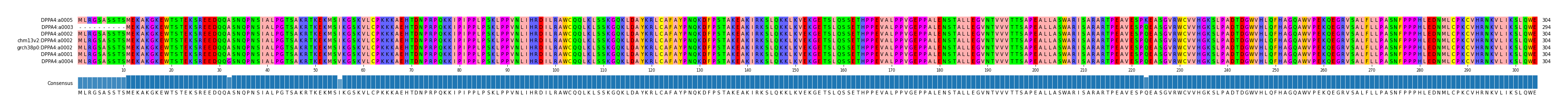 Multiple Alignments (by translate haplotype similarity)