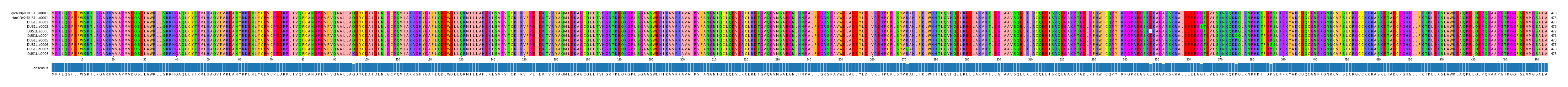 Multiple Alignments (by translate haplotype frequency)