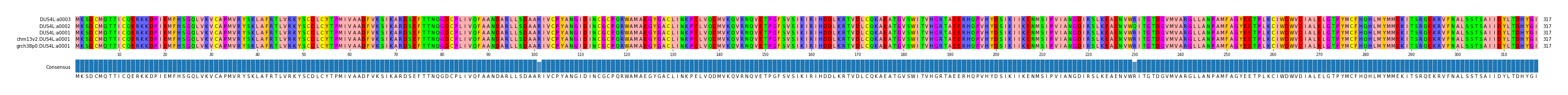 Multiple Alignments (by translate haplotype similarity)