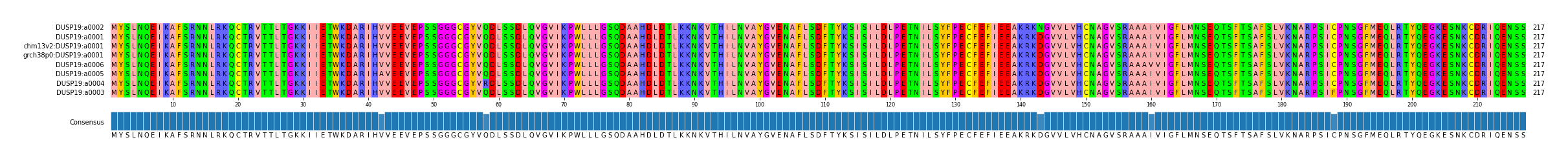 Multiple Alignments (by translate haplotype similarity)