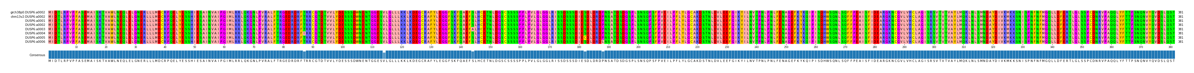Multiple Alignments (by translate haplotype frequency)