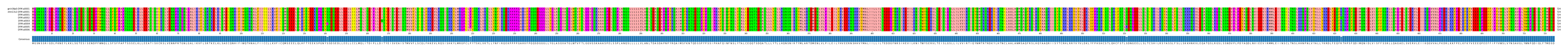 Multiple Alignments (by translate haplotype frequency)
