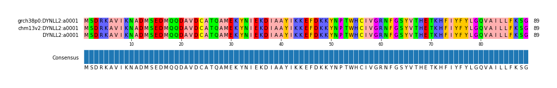 Multiple Alignments (by translate haplotype similarity)