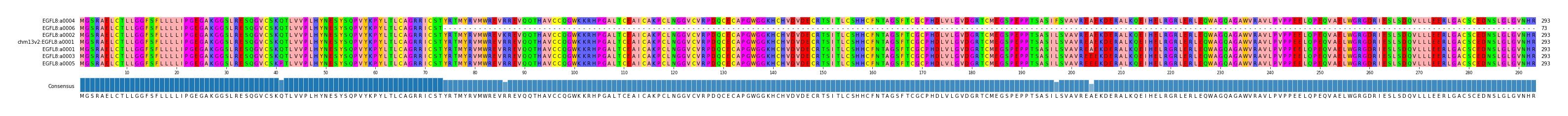 Multiple Alignments (by translate haplotype similarity)
