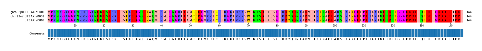 Multiple Alignments (by translate haplotype similarity)