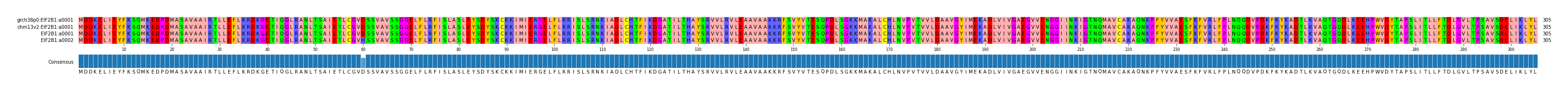 Multiple Alignments (by translate haplotype similarity)