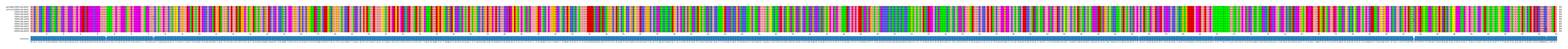 Multiple Alignments (by translate haplotype frequency)