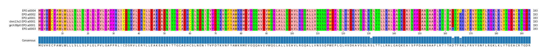 Multiple Alignments (by translate haplotype similarity)