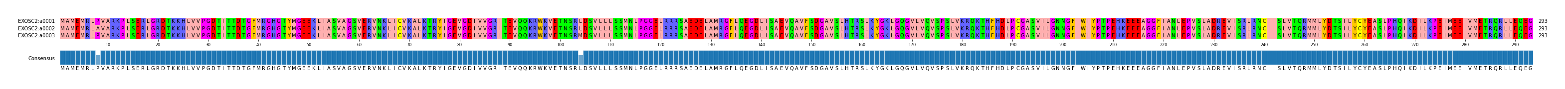 Multiple Alignments (by translate haplotype frequency)
