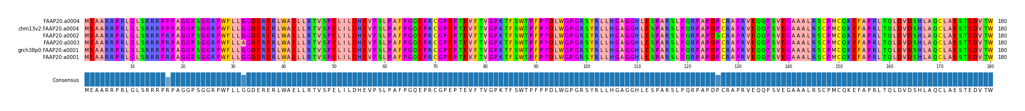 Multiple Alignments (by translate haplotype similarity)