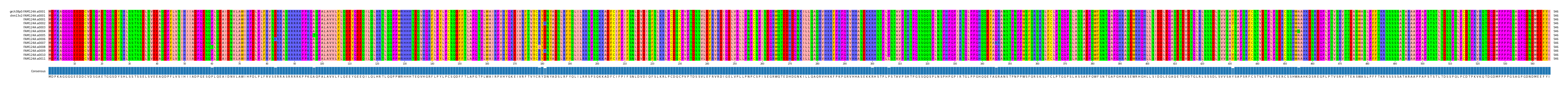 Multiple Alignments (by translate haplotype frequency)
