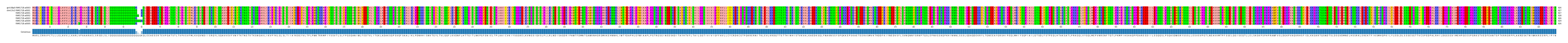 Multiple Alignments (by translate haplotype frequency)