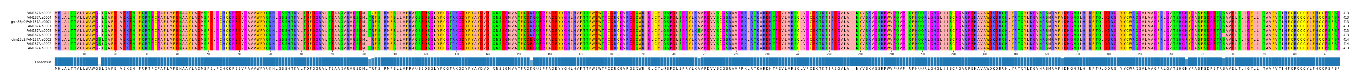 Multiple Alignments (by translate haplotype similarity)