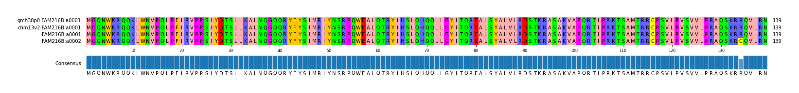 Multiple Alignments (by translate haplotype similarity)