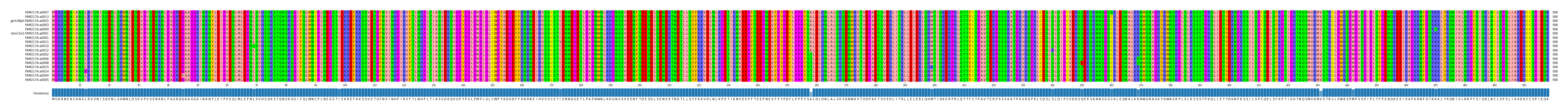 Multiple Alignments (by translate haplotype similarity)
