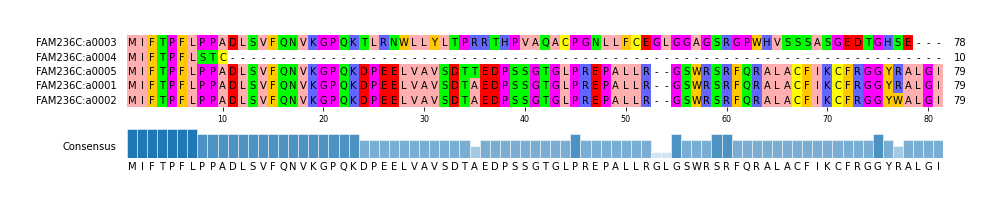 Multiple Alignments (by translate haplotype similarity)