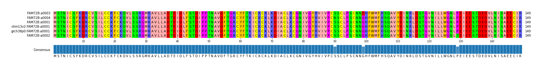 Multiple Alignments (by translate haplotype similarity)