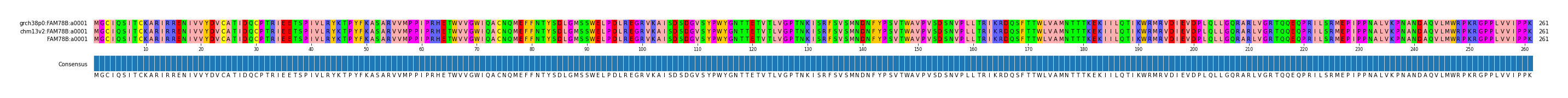 Multiple Alignments (by translate haplotype similarity)