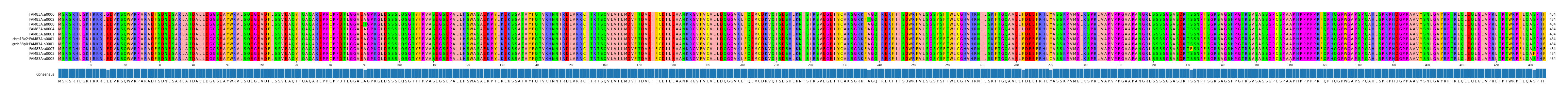 Multiple Alignments (by translate haplotype similarity)