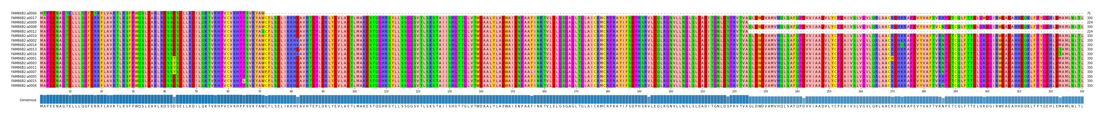Multiple Alignments (by translate haplotype similarity)