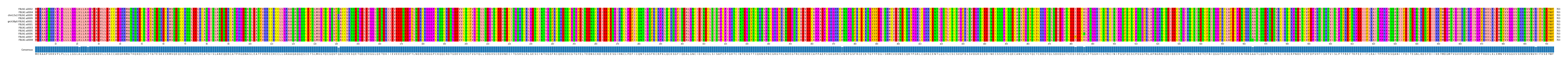 Multiple Alignments (by translate haplotype similarity)