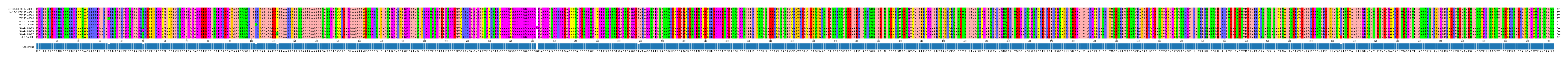 Multiple Alignments (by translate haplotype frequency)